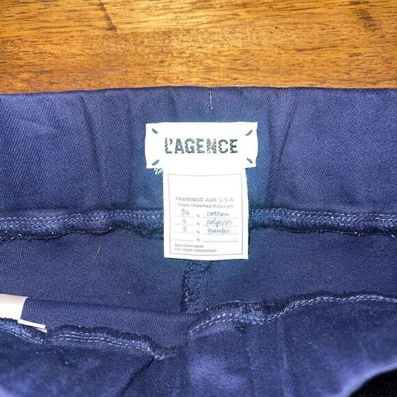 NWOT L’AGENCE Rochelle High Rise Coated Skinny Jeans/Leggings - Picture 5 of 6